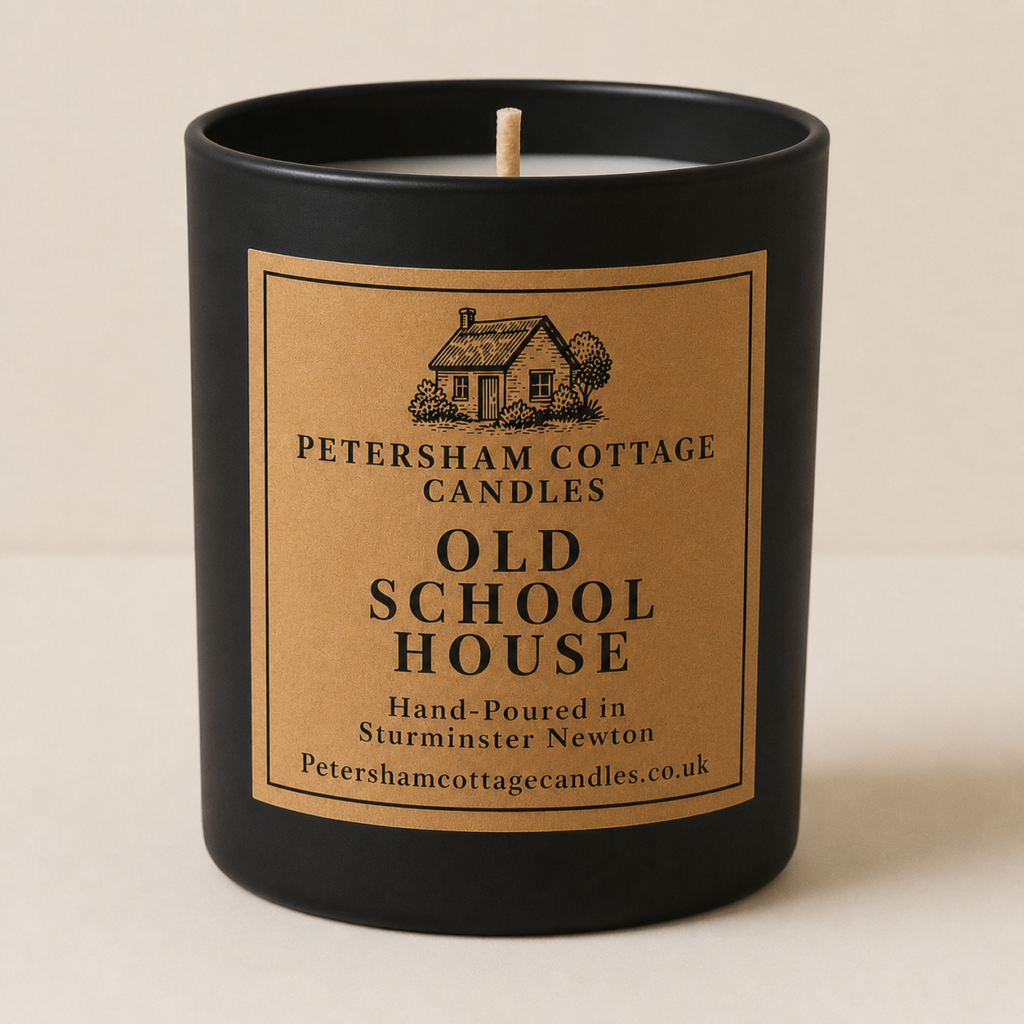 Old School House scented candle by Petersham Cottage Candles
